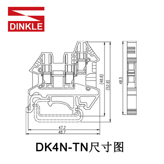 DK4N-TN ��� ��˿ʽ ����ֱͨ ���߶��� һ������ 800V,32A,��ɫ