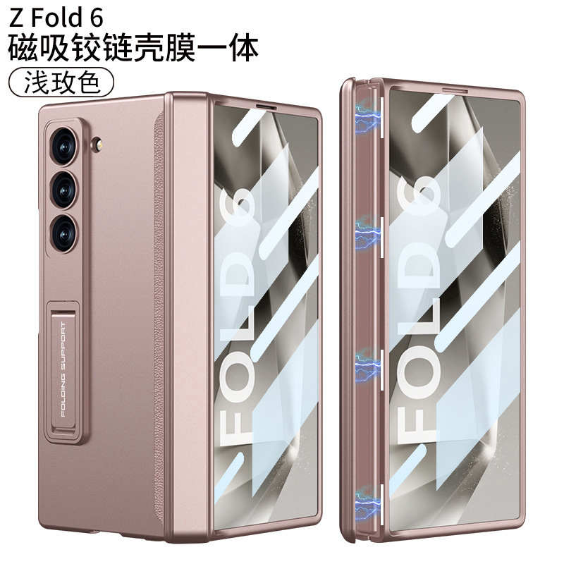 Samsung ZFol6 携帯電話ケース Fold5/4/3 磁気ヒンジオールインクルーシブ w24/w23/w22 シェルフィルムホルダーに適しています。|undefined
