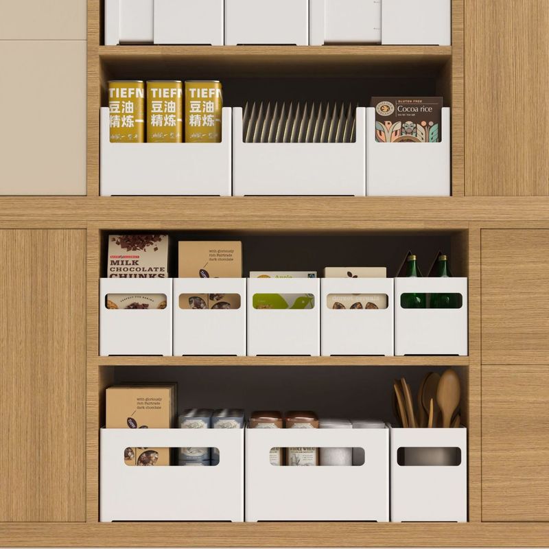 日本のキッチンキャビネット雑貨収納引き出しプラスチックオーガナイザーデスクトップ化粧品マスク直角収納ボックス|undefined