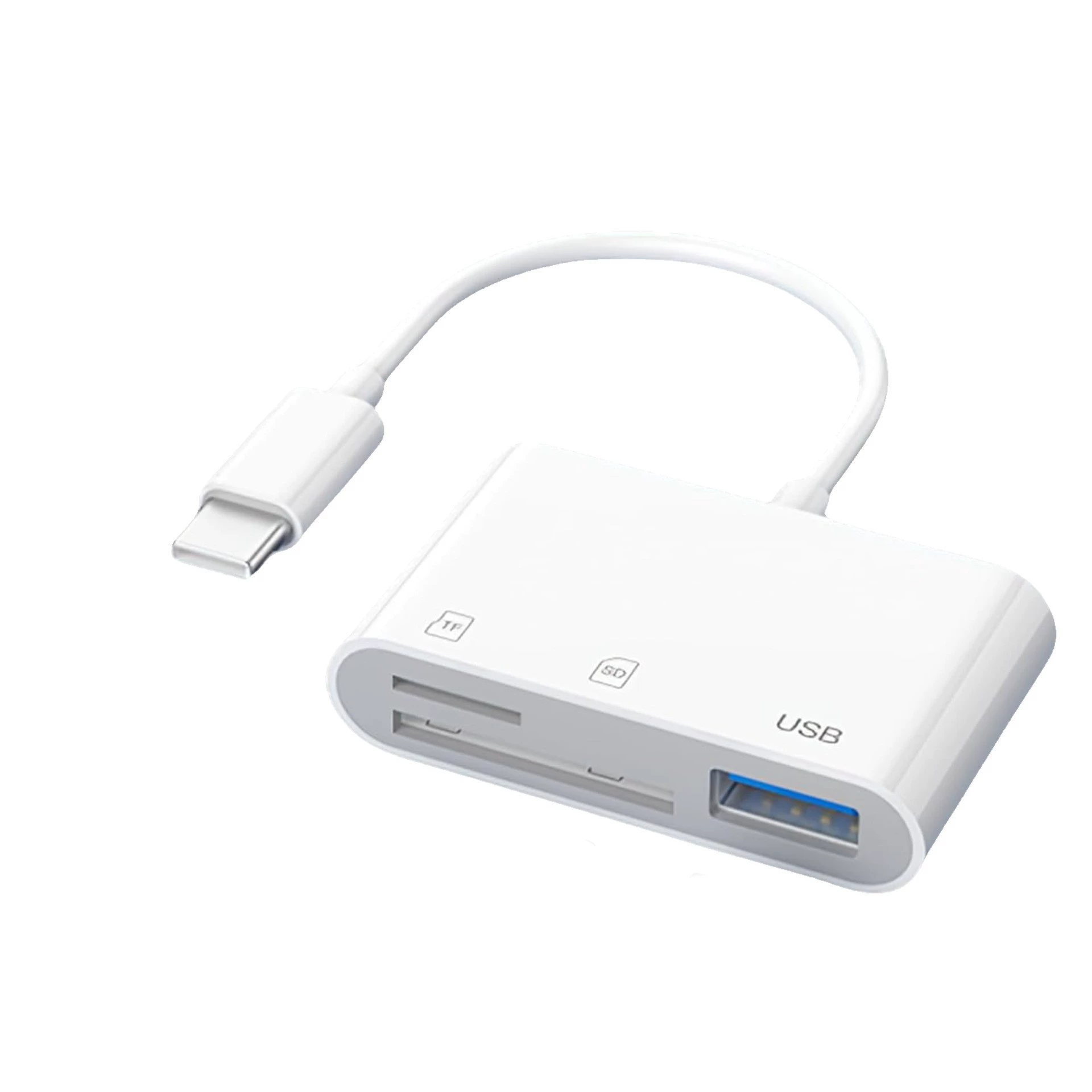 Для Apple телефон/ iPad OTG кардридер 3-в-1 Type-C на USB3.0, кабель для SD/TF карт
