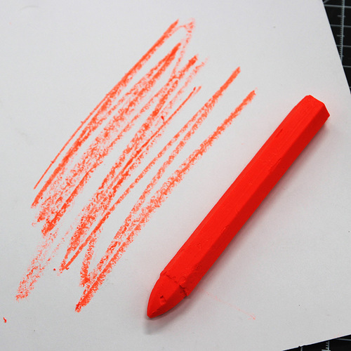 Marking crayon fluorescent marking pen sensor wood marker rough large character mark pen red large crayon