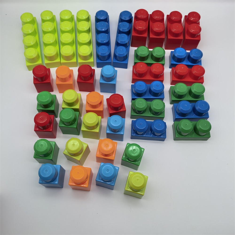 Large Particle Building Blocks 40 Pieces Children's Building Block Toys DIY Versatile Assembly Large Particle Building Block Toys Bagged