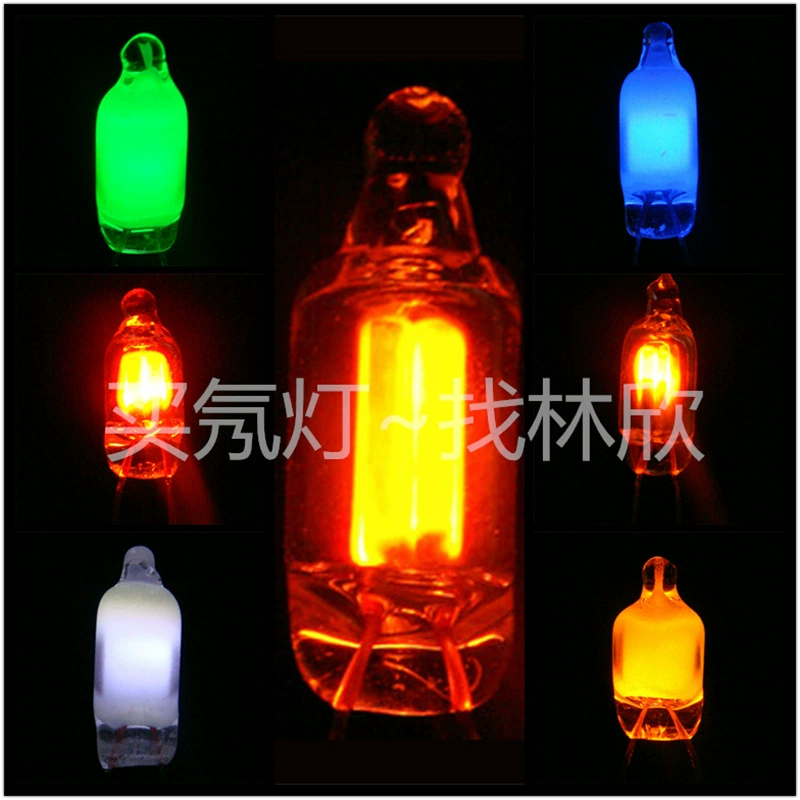 Lin Xin Electronics f6 неоновая лампа 6*22 красная неоновая лампа NE-2 электрическая тестовая ручка лампа 110 В 220 В светящийся источник питания