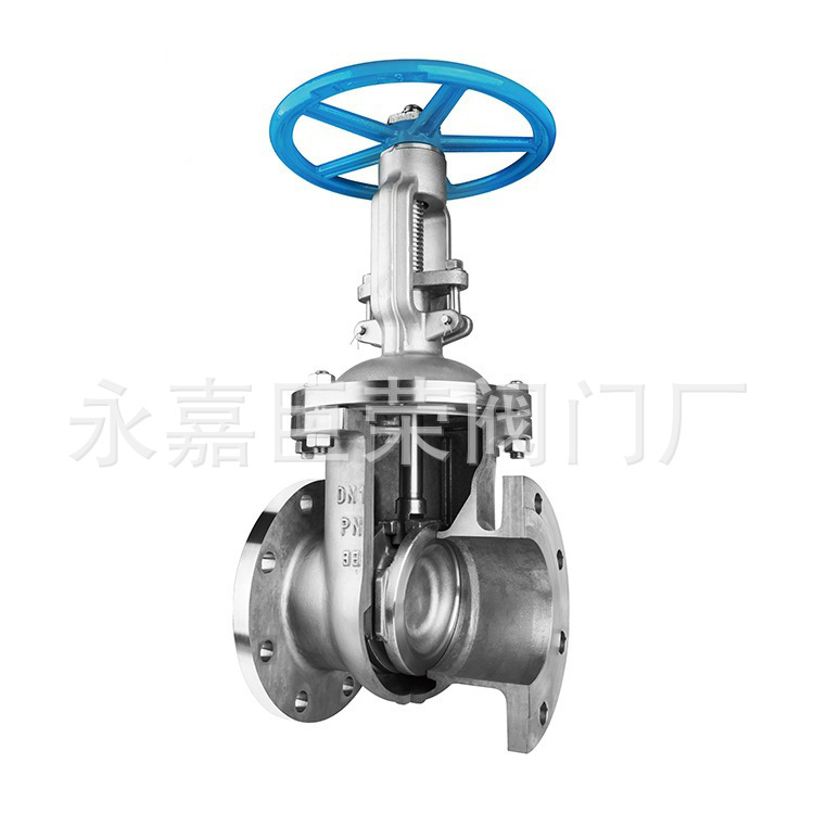 Z41W-16P 法兰连接 不锈钢材质 管道连接 DN80手动闸阀高温