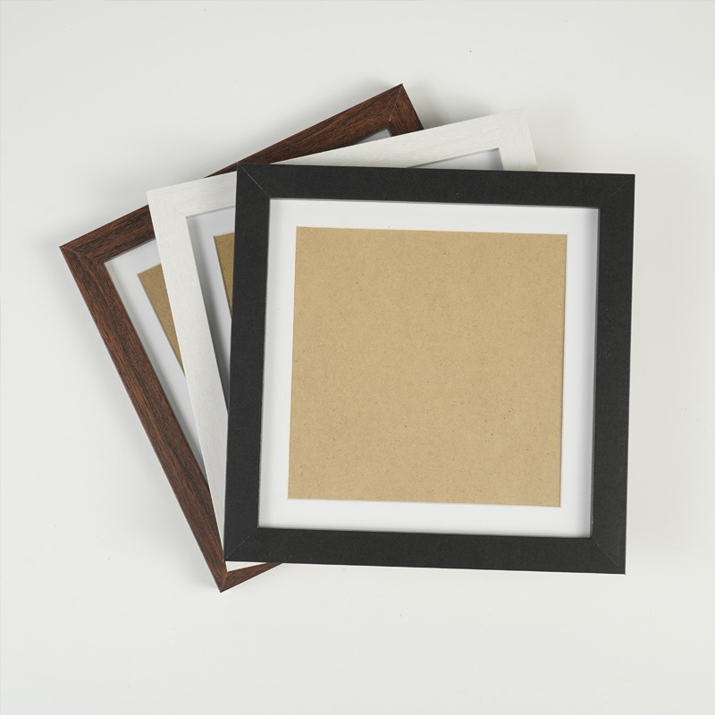 Creative photo frame, modern and minimalistic sample, simple and elegant design