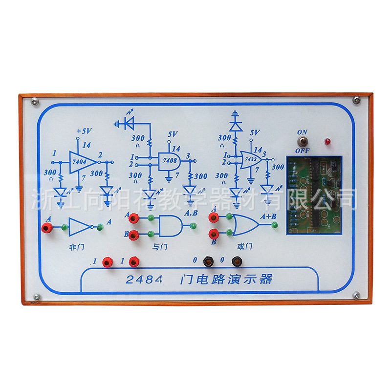 厂家直销2484 门电路演示器 教学仪器 物理电磁电子仪器