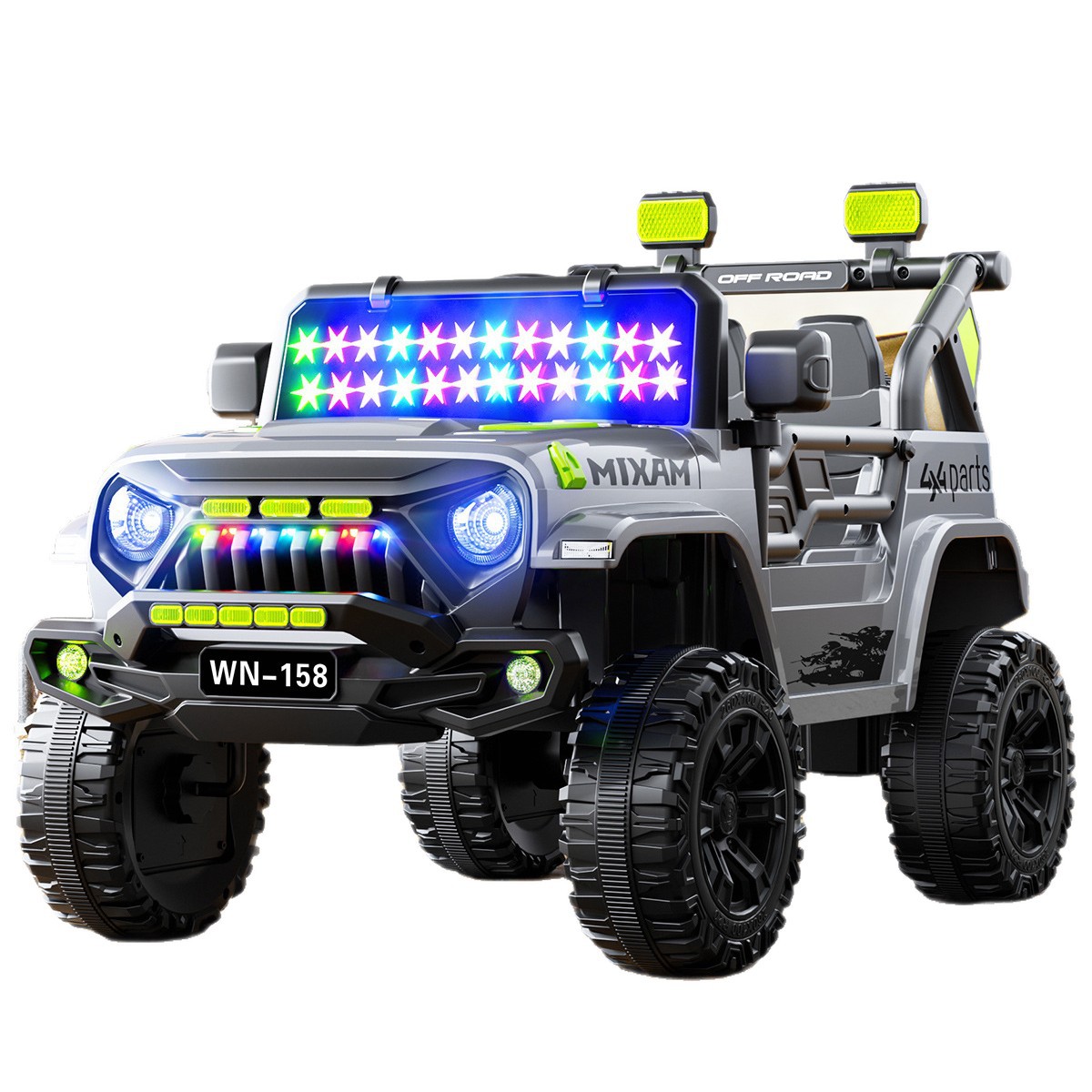 Niños coche eléctrico todoterreno de cuatro ruedas se puede sentar niños coche de juguetes eléctricos niños niños niños recargable coche mayorista