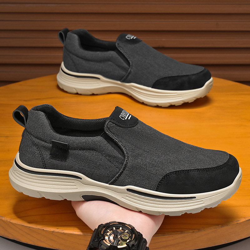 2026 Summer Trendy Hot-Selling Men's Breathable Sports Shoes Outdoor Thick-Soled Non-Slip Shock-Absorbing Comfortable Casual Walking Shoes