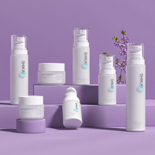 Spot 4060/100ml120ml sunscreen fine mist spray bottle 3050g silver double frosted cream bottle set