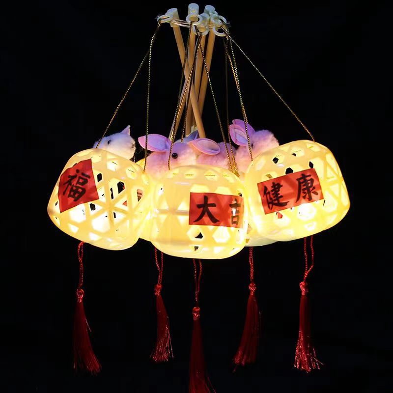 토끼 시뮬레이션 대나무 케이지