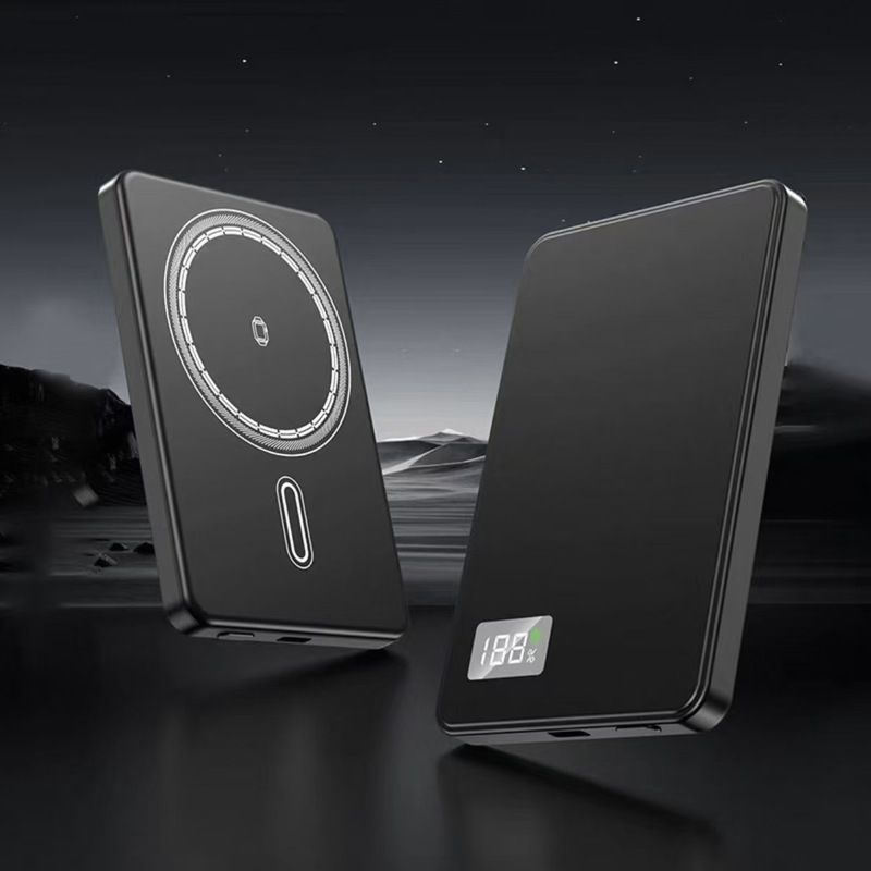 3c パワーバンク超薄型ワイヤレス磁気パワーバンクカスタマイズされた超大容量 10000 mAh 高速充電パワーバンク|undefined