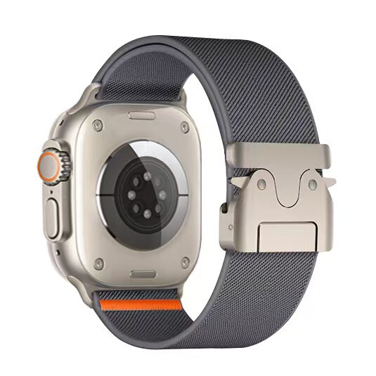 适用iwatchs10苹果手表表带 10代弹力尼龙伞扣applewatch表带批发|undefined
