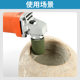 Stone grinding polishing wheel cylindrical stone flower pot wash basin goose soft stone inner wall processing emery grinding head