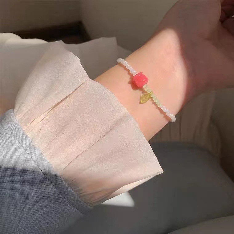 Damen Armbänder Mit Süßen Blumen Perlen display picture 2