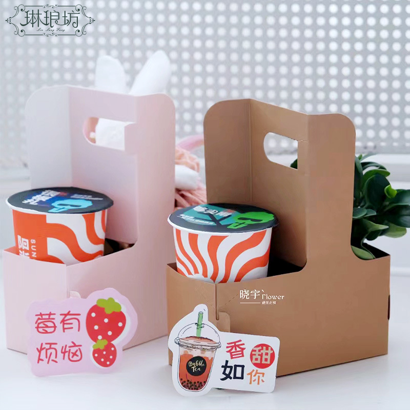 Tarjeta de fruta festiva leche té a juego Tarjeta de bendición flores fruta caja de regalo material floral Berry tiene problemas Big Orange