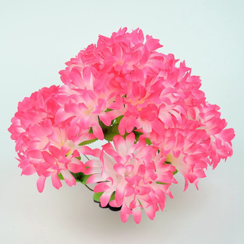 Flores de simulación de pantalla al por mayor simulación de crisantemo 13 flores artificiales de simulación de gran crisantemo seda flores falsas flores decorativas