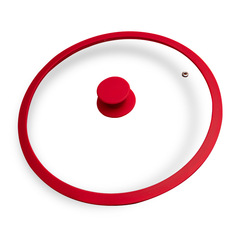 T9J5鍋蓋家用透明鋼化玻璃蓋耐熱蒸鍋炒鍋蓋通用款硅膠圓形湯鍋蓋