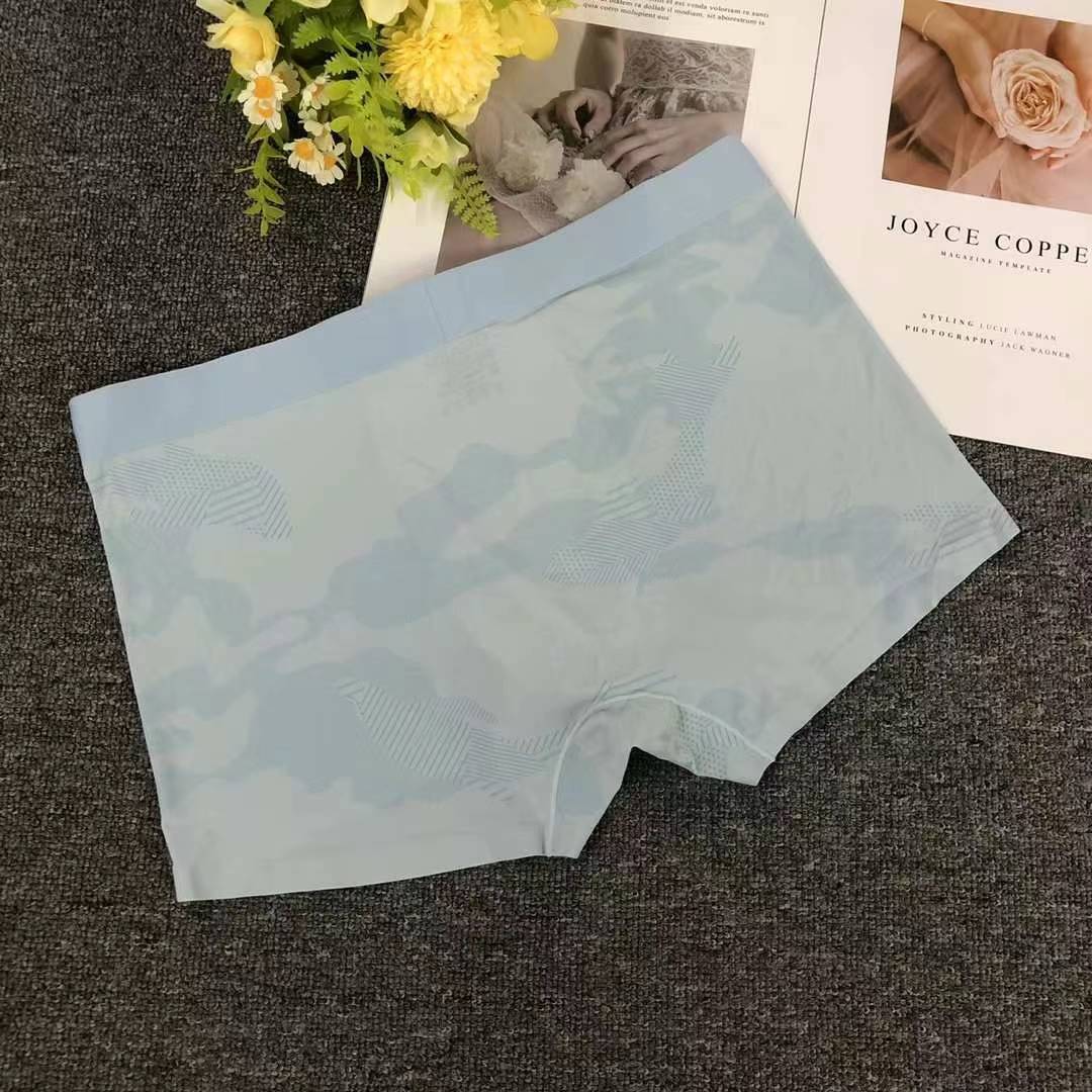 Fábrica directa calzoncillos de hielo de hombre calzoncillos de nylon caliente antibacteriano calzoncillos de verano delgados cómodos y transpirables