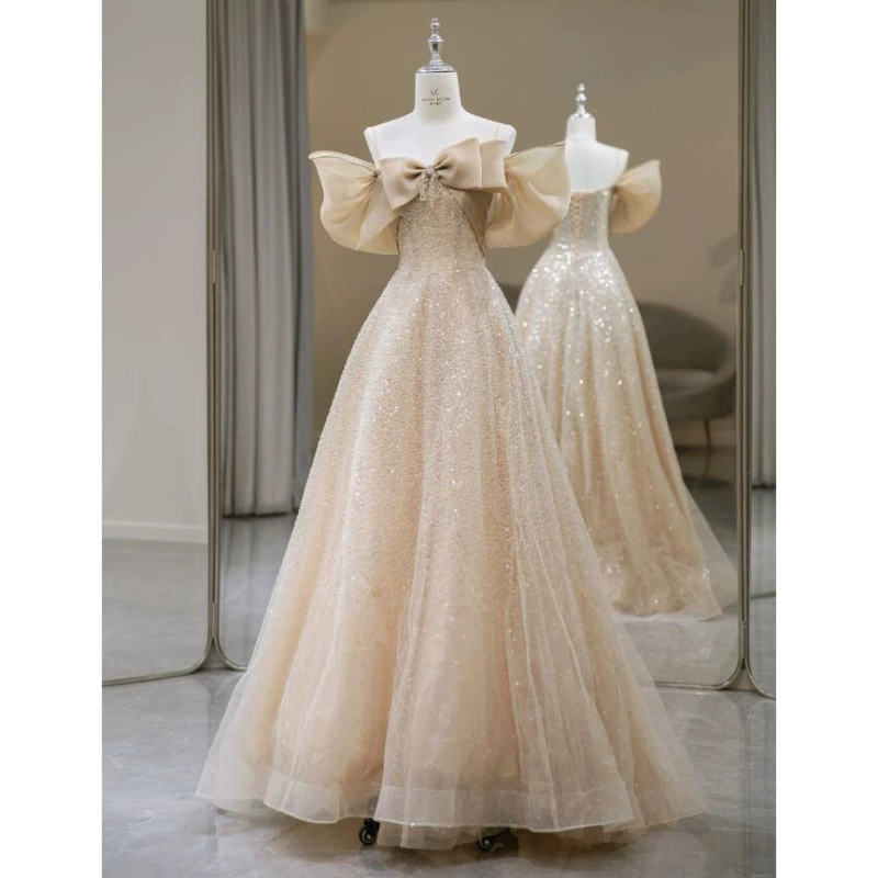 Вечернее платье женское платье высокого класса легкий и роскошный