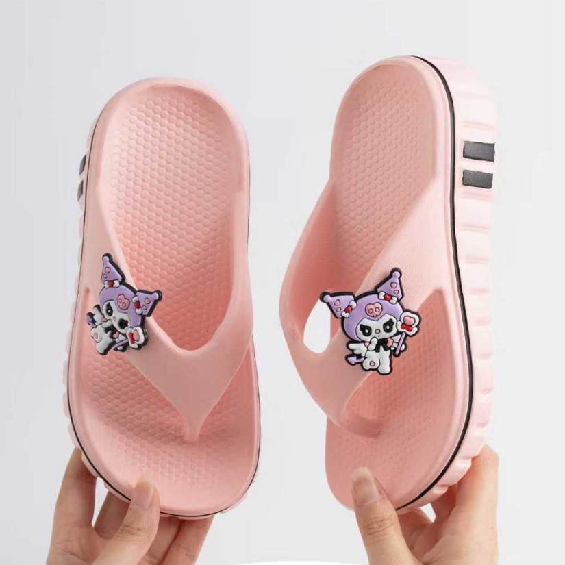 Eva Summer New Children's Flip-Flops for Boys and Girls, Cute Soft-Soled Beach Flip-Flops for Middle and Large Children Wholesale