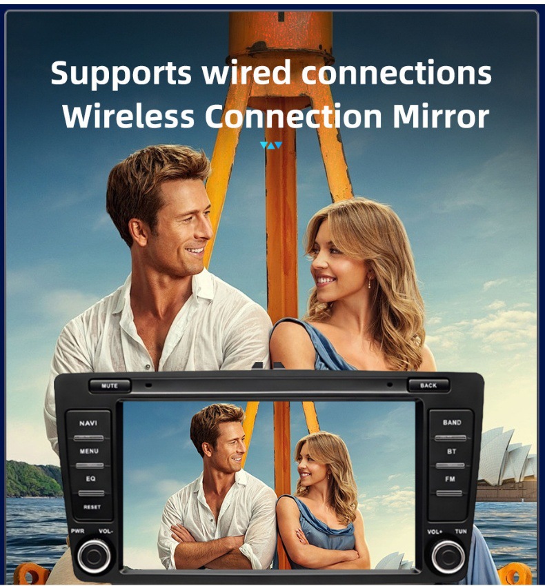 7inch Volkswagen Suitable for Skoda Octavia Mk2 A5 In-Car Central Control Large Screen Navigation Carplay Player