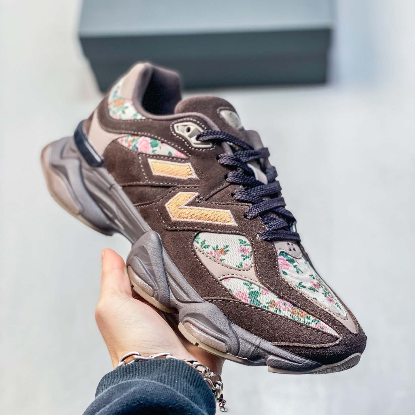 Transfronterizo puro original NB9060 zapatos casuales de casco pareja de zapatos de viaje altos zapatos deportivos para hombres