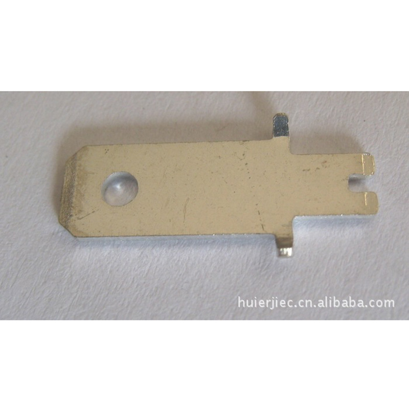 电器五金铜不锈钢插片冲压 非标五金精密零件 汽车电器链接件加工