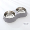 Factory Spot Pippi Tao Macaron -colored Cowlasses Pet Pet Pet Ins Wind Ellipse Circle Simple Pet Bowl