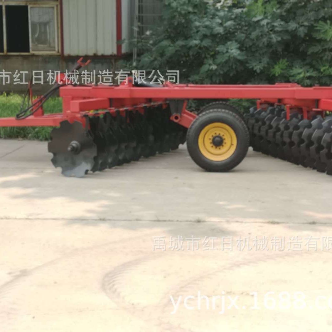 拖拉式圆盘耙24片重耙1BZ 2.5液压牵引圆盘耙2.5m圆盘耙 力士耙