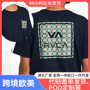 RVCA Men's Graphic Short Sleeve Crew Neck Tee Shirt Cotton