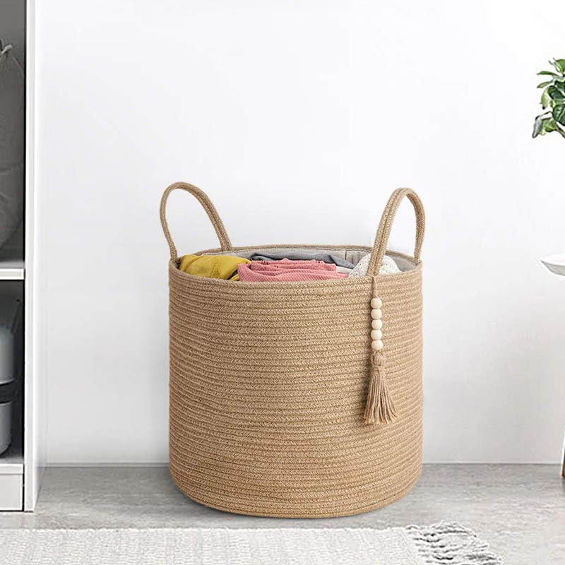 Cesta de ropa sucia de tela gruesa personalizada transfronteriza gran capacidad de cesto de lavandería plegable cubo de almacenamiento de ropa sucia de dormitorio doméstico