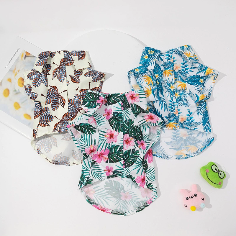 Источник Фабрики Гавайский Стиль Pet Рубашка Собака Одежда Pet Одежда