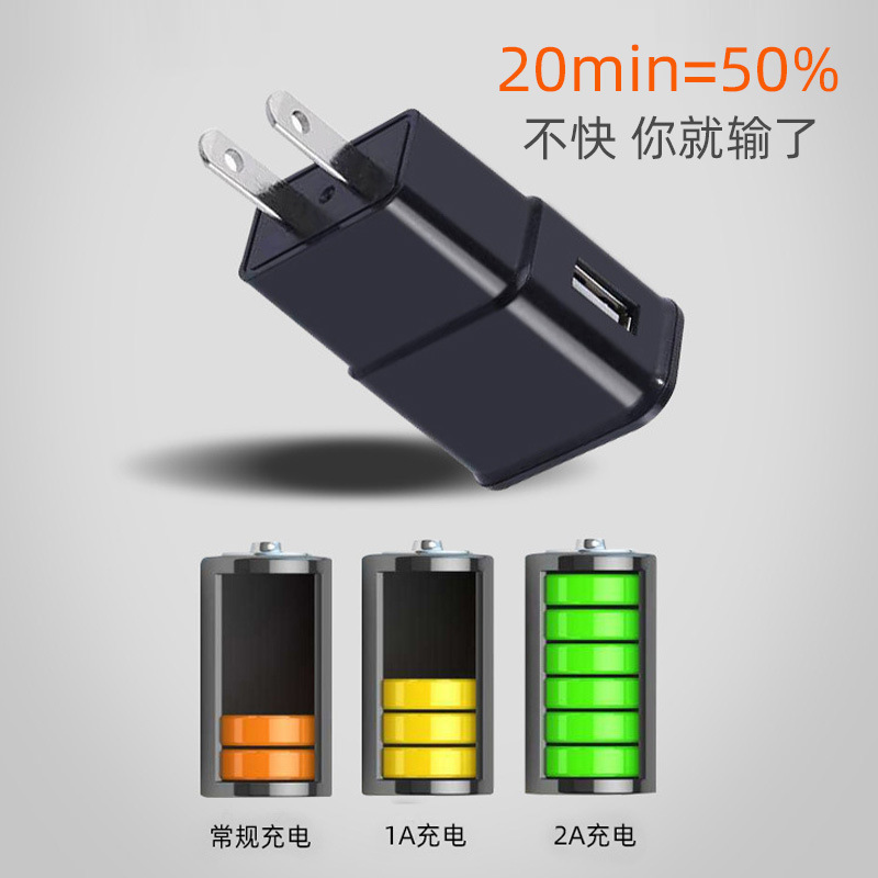 Aplicable a 5v1a Samsung cargador de teléfono móvil CE enchufe estándar americano cabeza de carga USB estándar europeo 5v2a adaptador de corriente