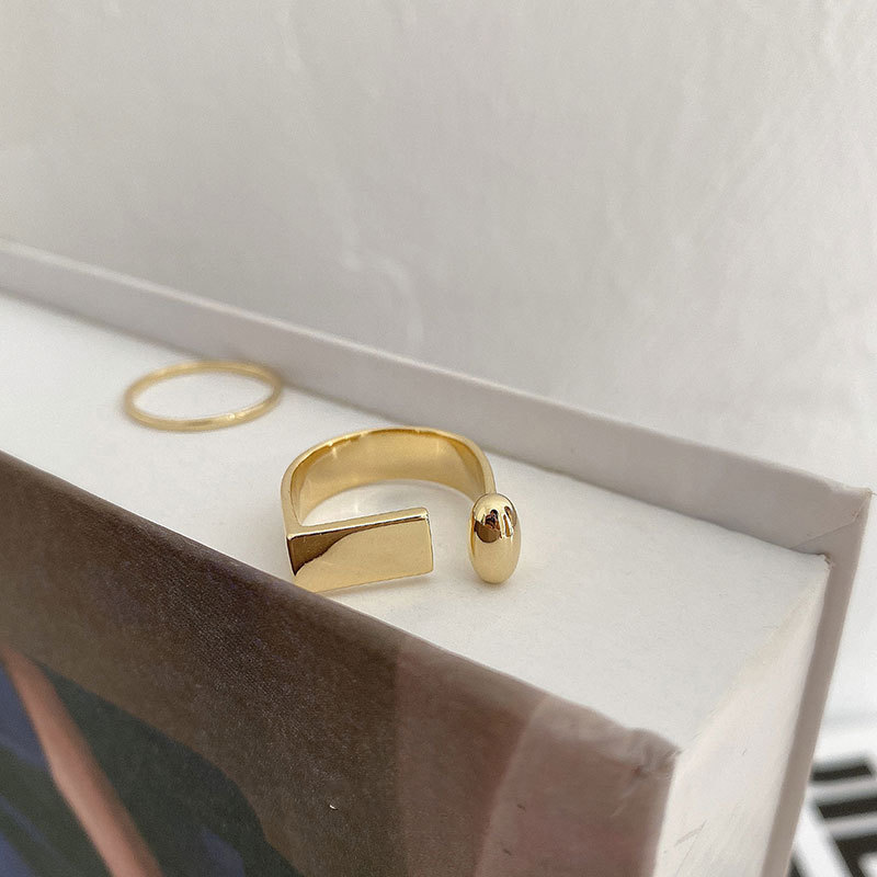 simple Ushaped geometric opening ring fashion sexy index finger ringpicture6