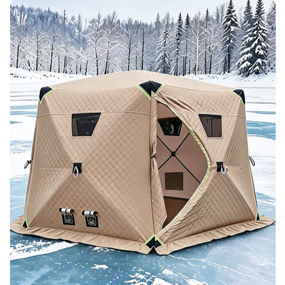 Avtomobil dam çadırları — in-stock ice fishing tent, thickened