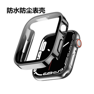 Suitable for Apple Waterproof Case iwatch10 46mm Case Electroplated Integrated Ultra Protective Case Frosted Dustproof