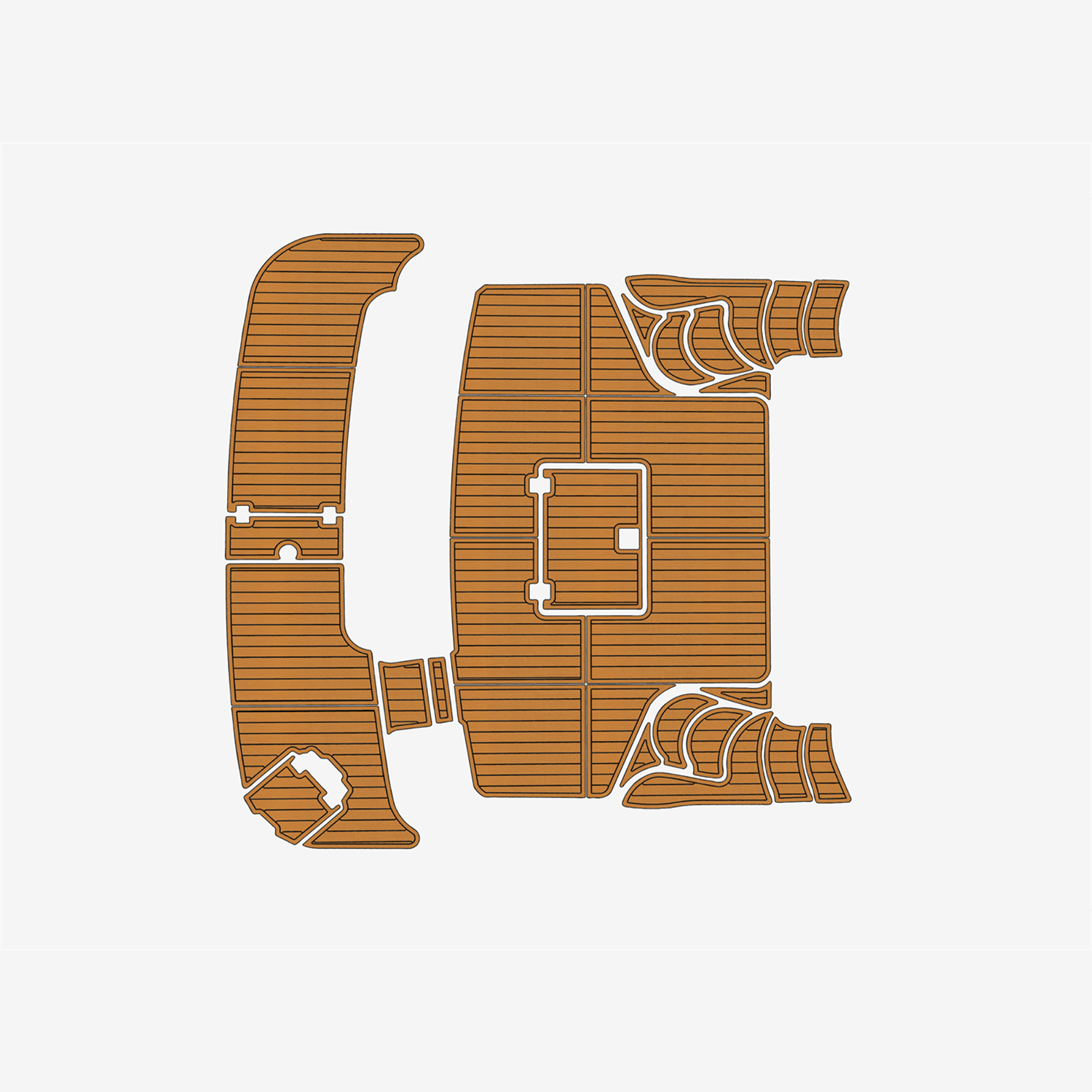 2002-2004 Carver SS 42 Mariner SS EVA Faux Teak Marine Floor