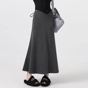 Spring and Summer 2025 New Pregnant Women's Soft Waxy Dummy Skirt Non-supporting Skirt All-match Pregnant Women's Fish Tail Long Skirt