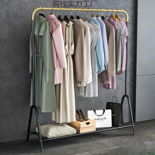 Hanger Household Hanger Floor Standing Vertical Balcony Drying Rack Bedroom Clothes Rack Iron Multifunctional Coat Rack