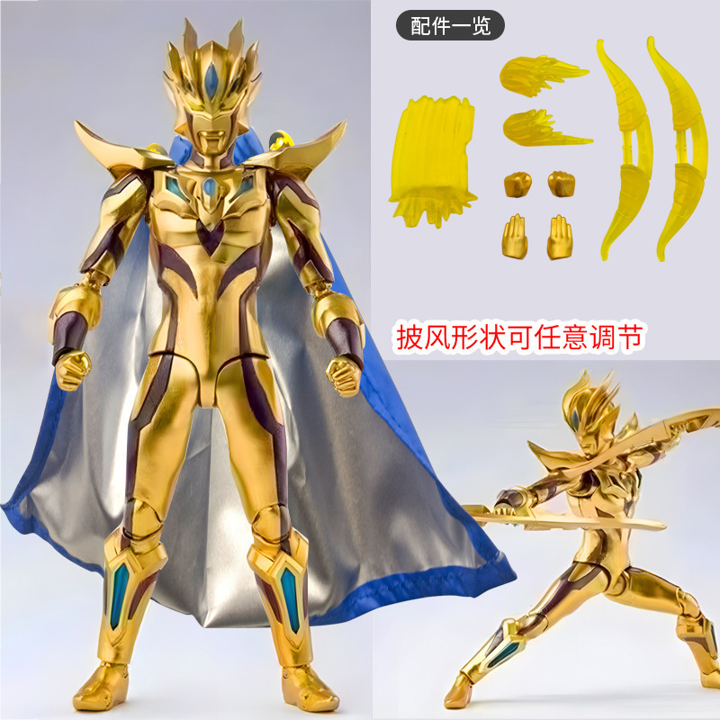 Shf Shining Battle Toy Figure Ultimate Shining Gold Buzedo Multi-Jointed Action Figure Model for Boys