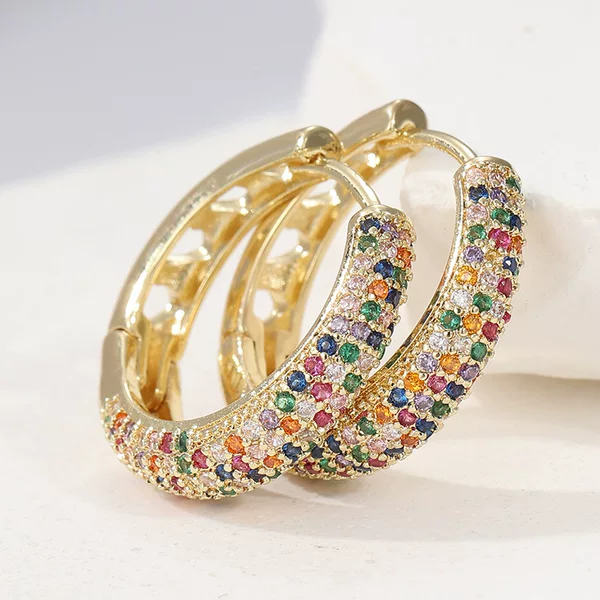 Chenyue Cross-Border Earrings Niche Design Light Luxury Ear Hoops Wholesale in Stock Bohemian Style