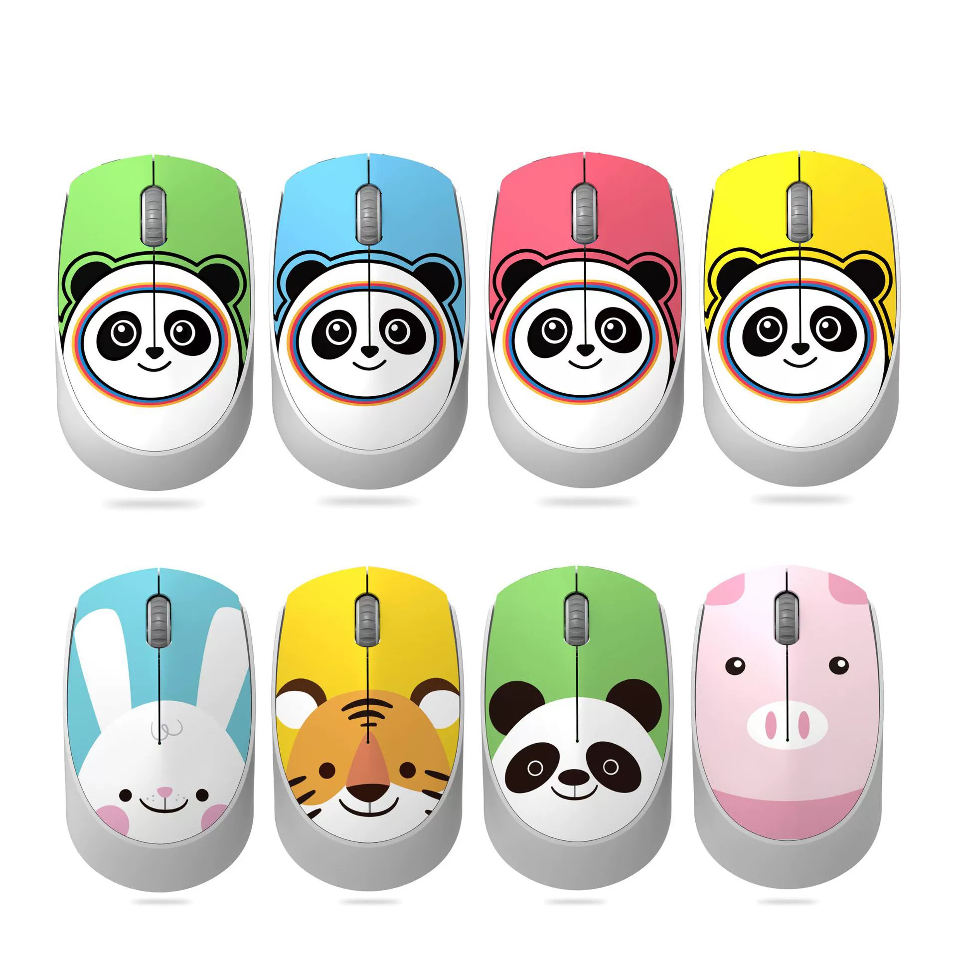 (Cross-border trading), cartoon wireless mouse, rabbit, wireless laptop
