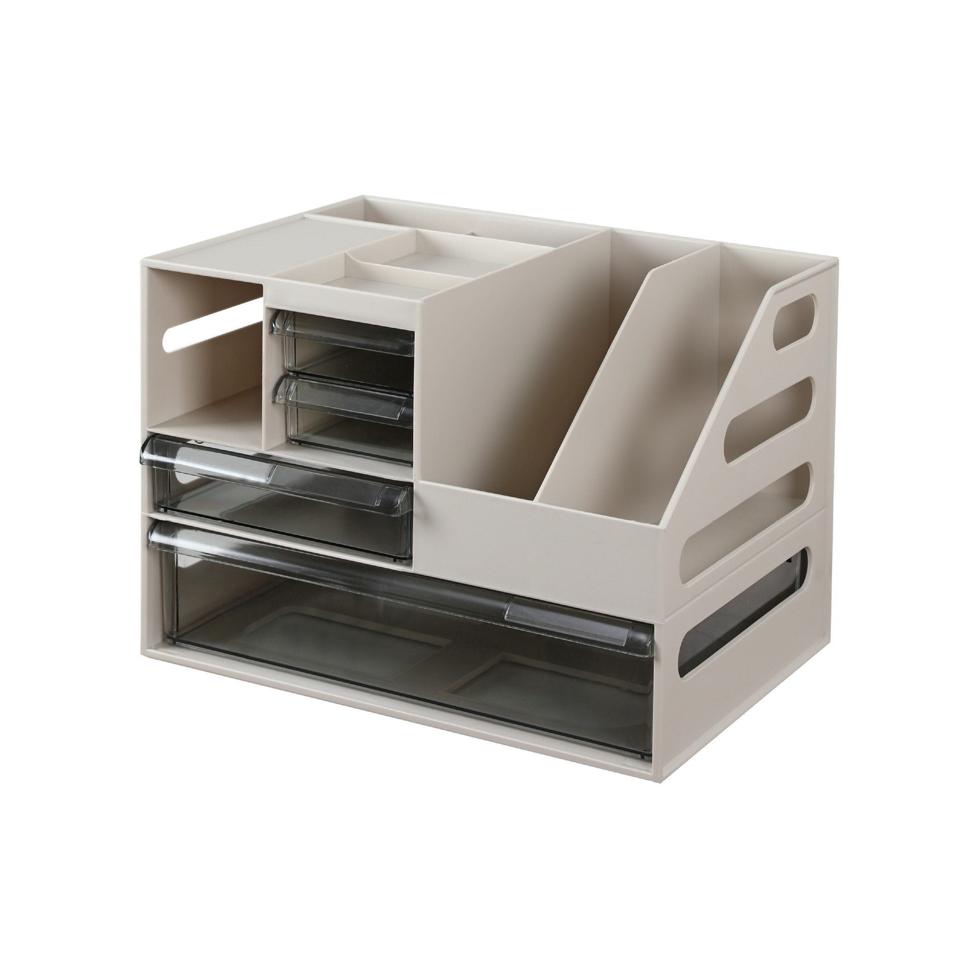 Caja de almacenamiento de escritorio caja de papelería de archivo suministros de oficina caja de organización multifuncional cajón caja de artículos diversos image 6
