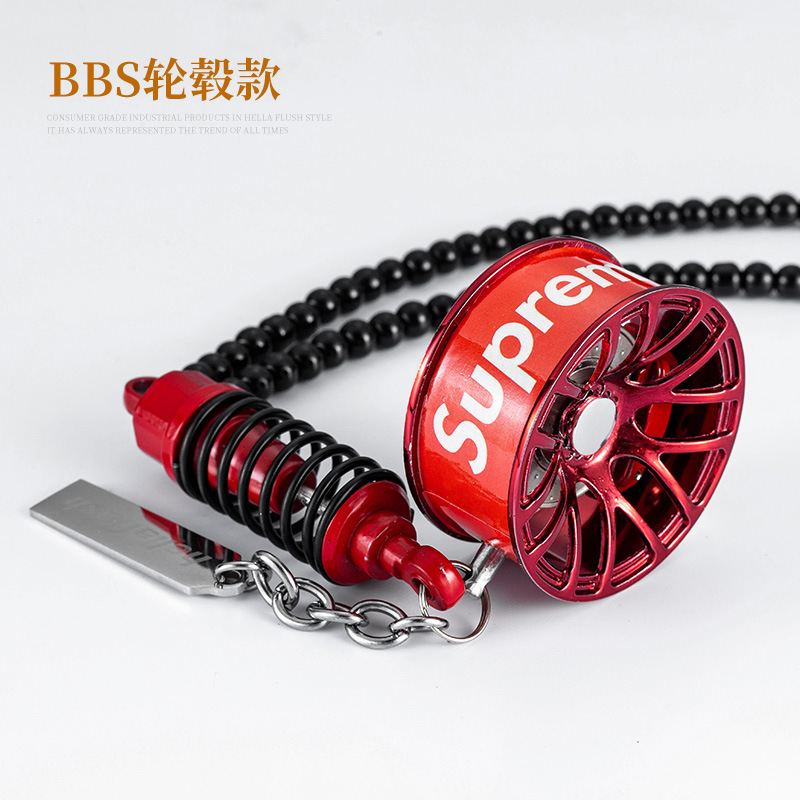 Original de la marca de moda cubo de la rueda del coche colgante del coche TE37BBSAMG modificado cubo de la rueda Del Coche Espejo Retrovisor adornos coche colgante