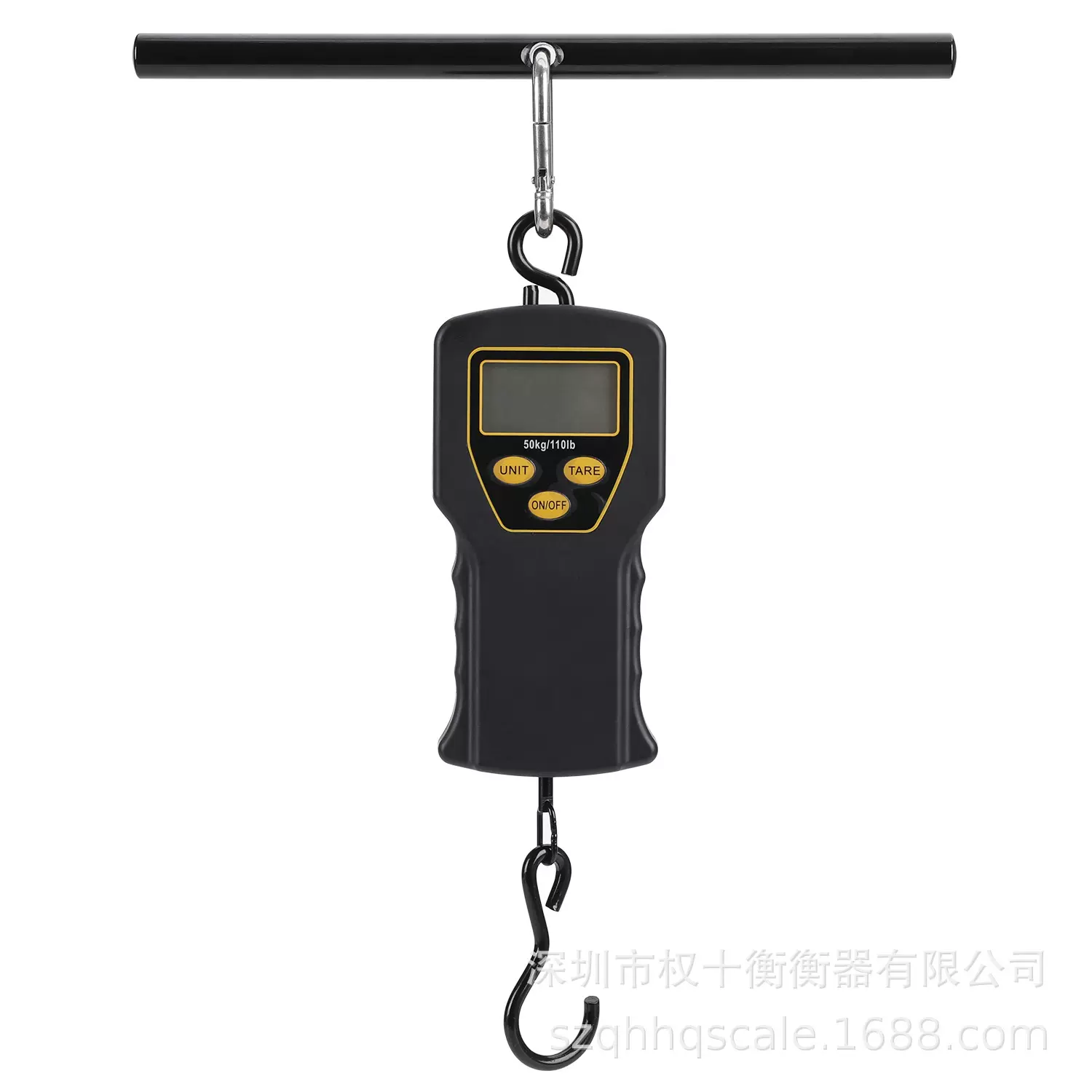 50kg/10g大量程电子钓鱼秤手提秤蓝牙秤吊秤带卷尺行李秤箱包秤