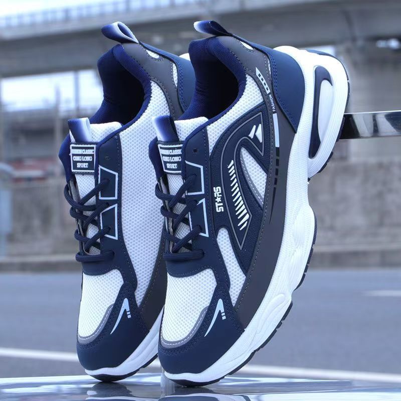 J*F*F3O8* 흰색과 파란색 메쉬