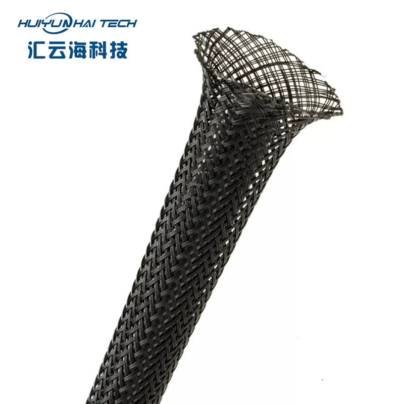 PET阻燃编织网管 尼龙编织网管  防火蛇皮编织套管