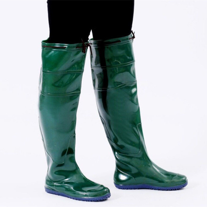 Farmland new pattern Transplanting men and women High Boots paddy field Shoes and socks soft sole Elastic Frenum Overknee Be launched fishing