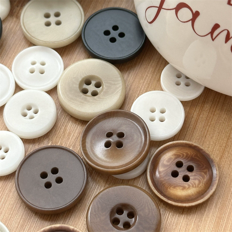 Natural fruit buttons, high-end suit buttons, coats, windbreakers, four-eye high-end buttons, environmentally friendly round buttons