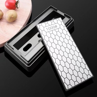 Knife Sharpener Household Grinding Emery Kitchen Knife Double-Sided Light Gray Other